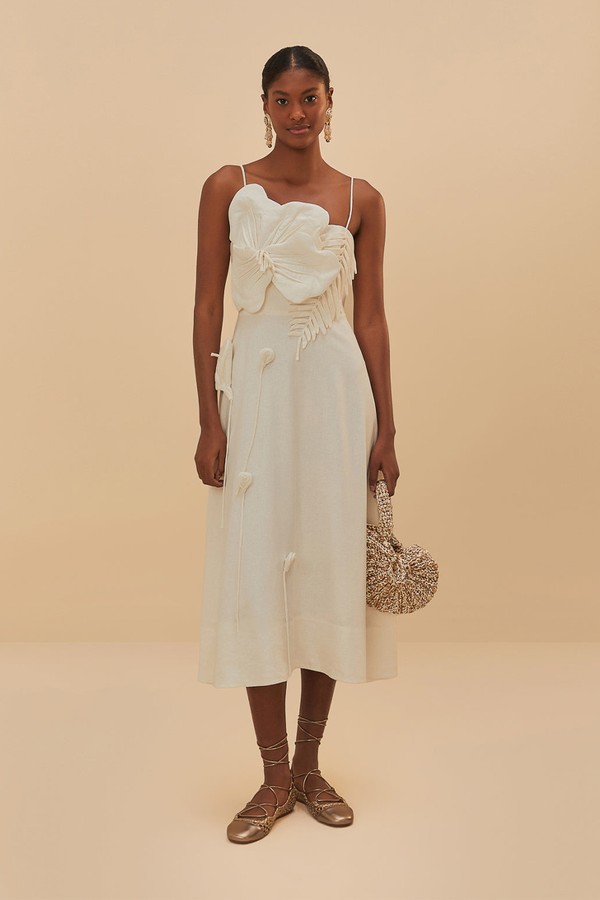 Garden Lenzing™ Ecovero™ Euroflax™ Midi Dress from Farm Rio