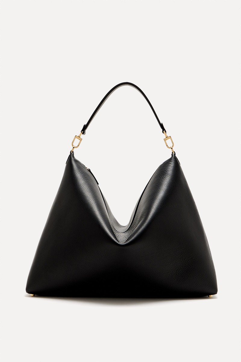 Bevel Grained-Leather Bag from Toteme