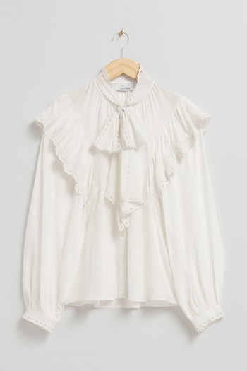 Scalloped Ruffle Blouse from & Other Stories