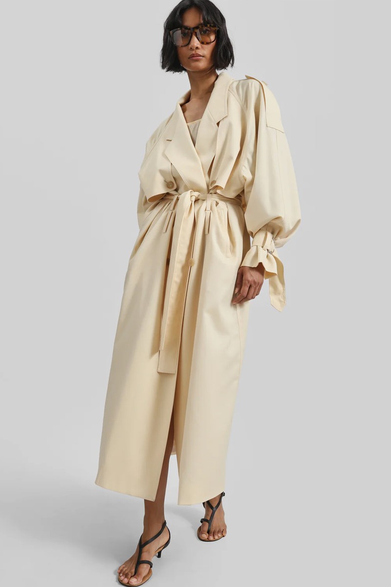 Glendale Double Belt Loop Trench