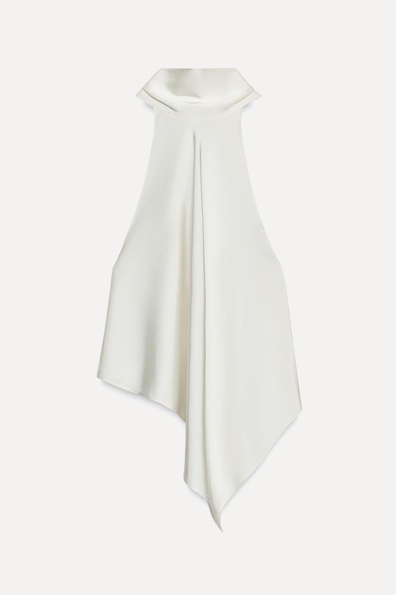 Asymmetric Halter Top from Zara