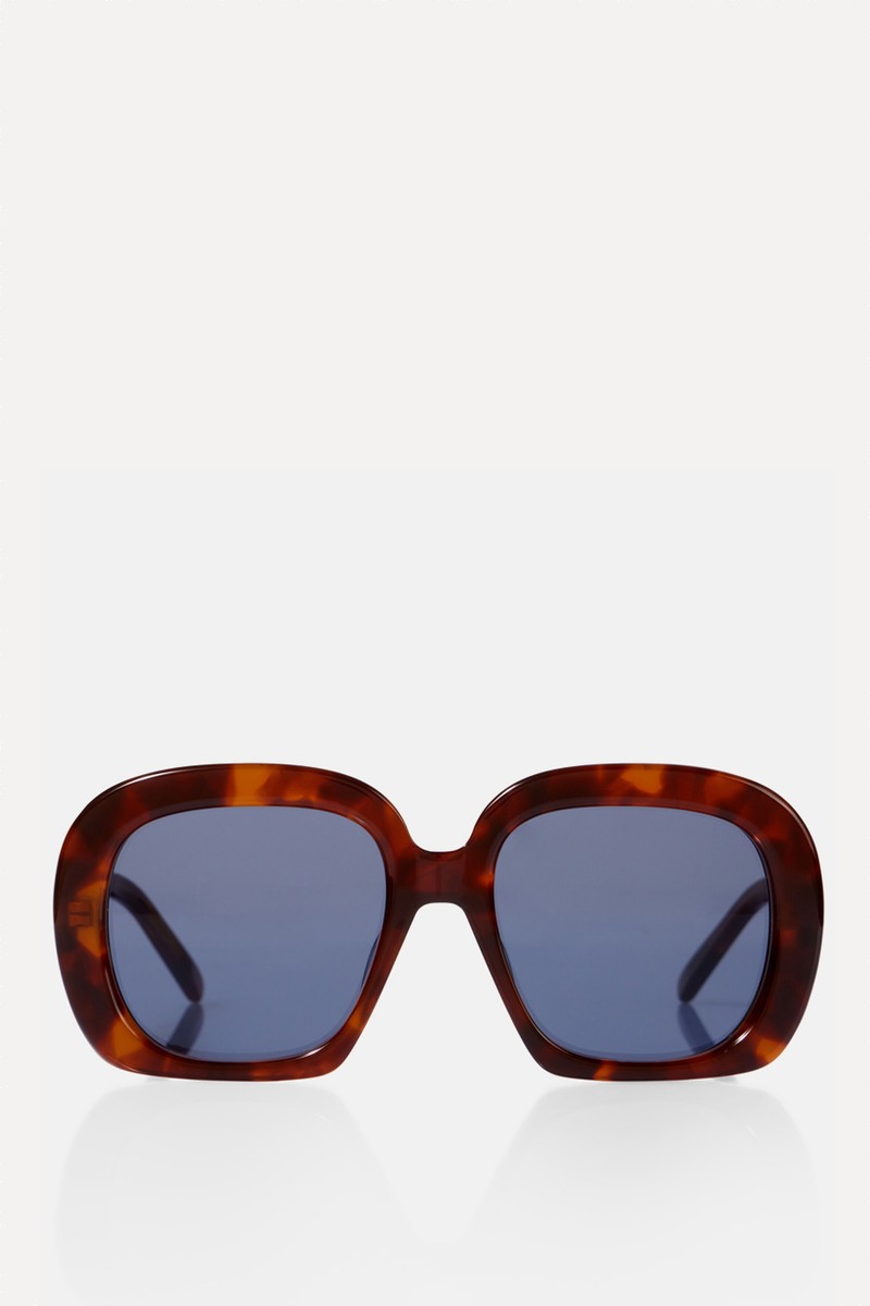 Curvy Oversized Sunglasses from Loewe
