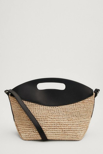 Raffia Crossbody Bag from Massimo Dutti