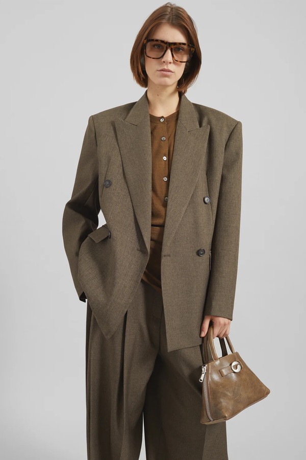 Vallsta Double-Breasted Blazer