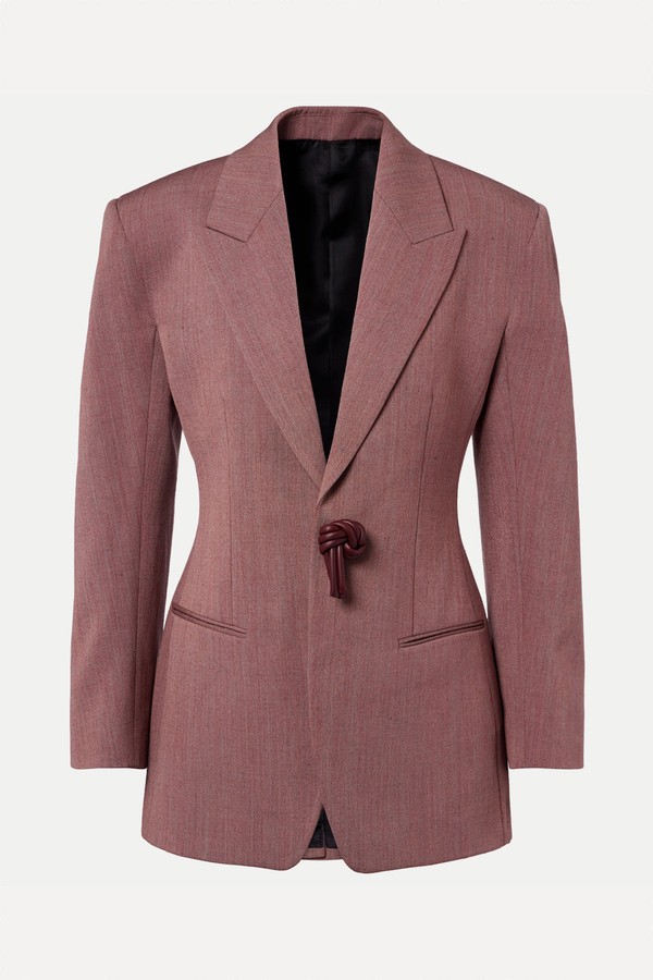 Wool & Linen-Blend Blazer from Bottega Veneta