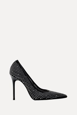 Heeled Shoes With Rhinestones  from Zara