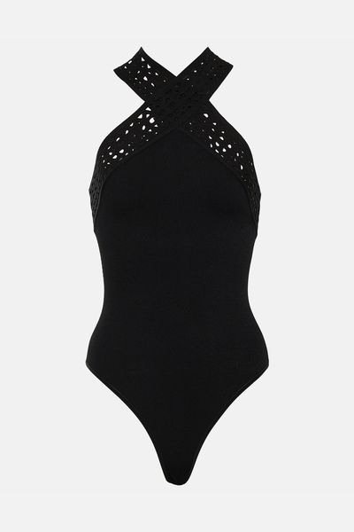 Vienne Halterneck Bodysuit from Alaïa