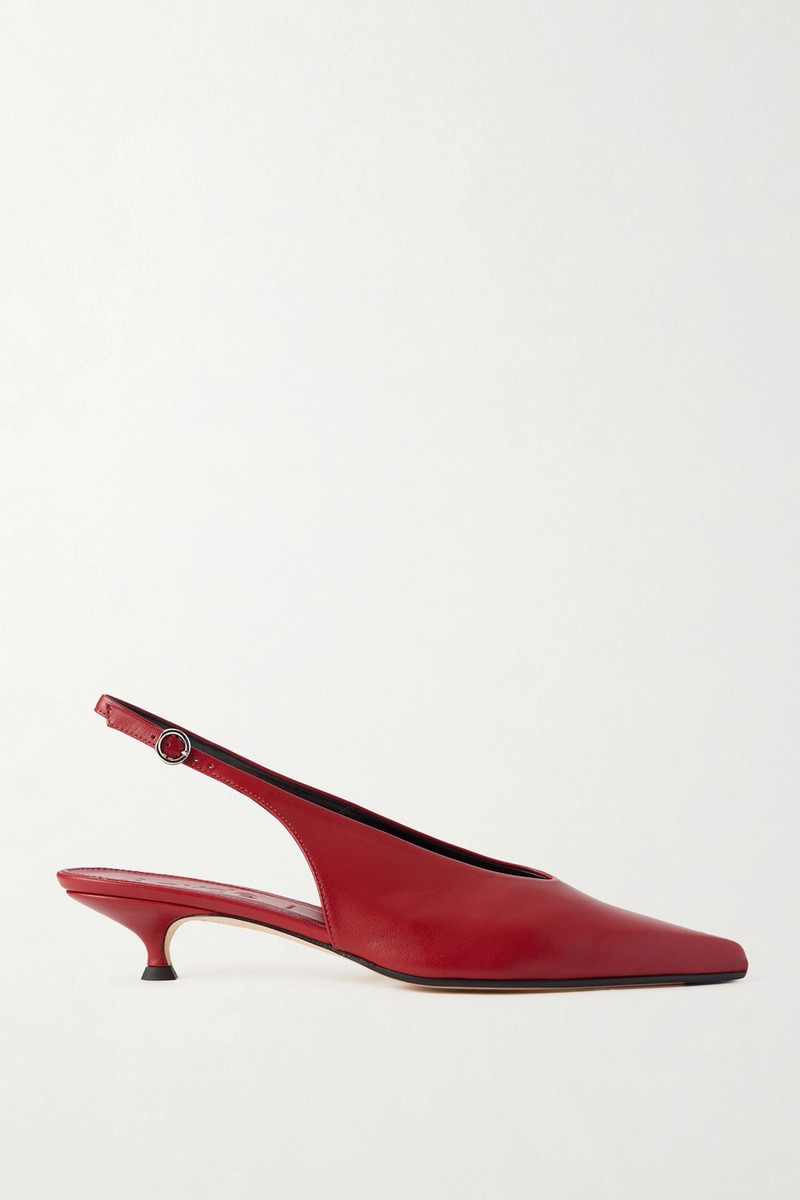 Camila Leather Slingback Pumps from Aeyde
