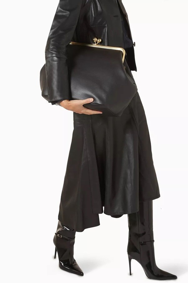 Large Kisslock Frame Bag from Coach