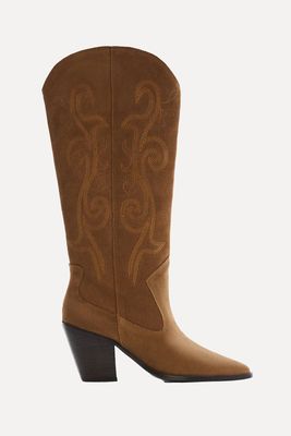 Cowboy Leather Boots from Mango
