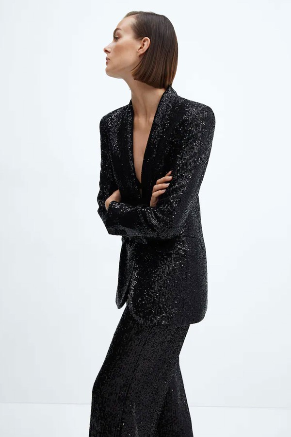 Sequined Suit Jacket