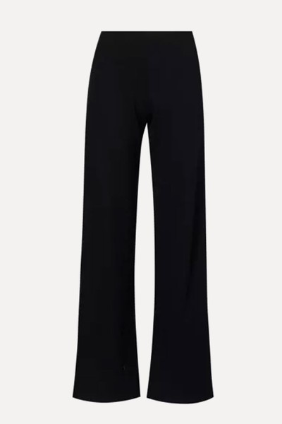 Rio Wide-Leg Mid-Rise Stretch Woven-Blend Trousers from Leset