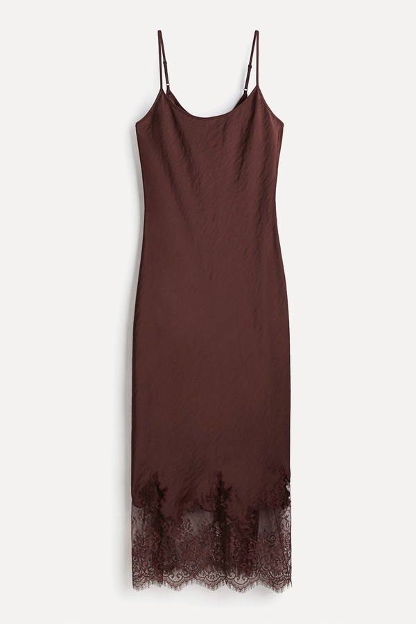 Lace-Trimmed Dress