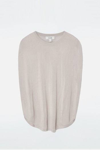 Knitted Circle-Cut T-Shirt from COS