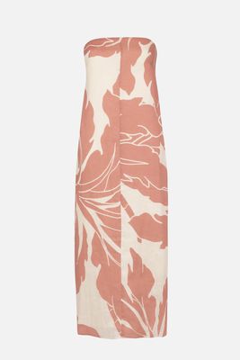 'Bonita' Strapless Linen Dress from Second Summer