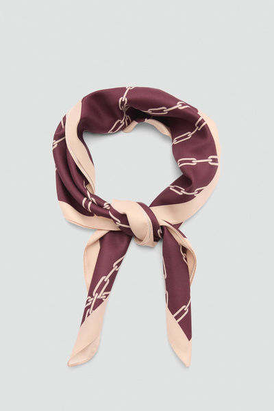 Chain Print Scarf from Mango