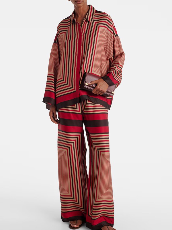 Cora Printed Oversized Shirt