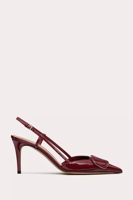 Patent Leather Slingback Pumps from Valentino