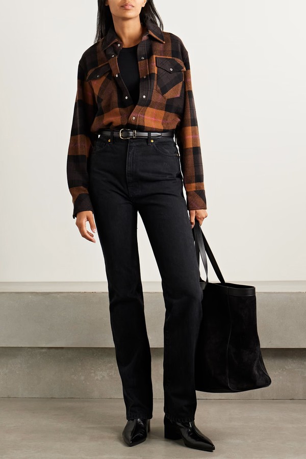 Checked Cashmere Shirt from God's True Cashmere