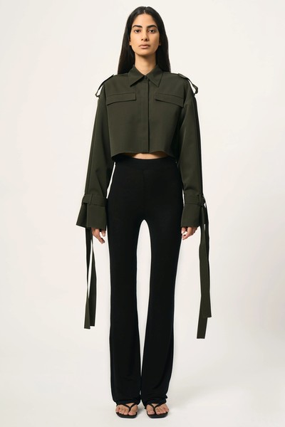 Reema Cropped Trench