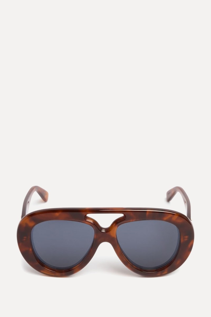 Curvy Mask Sunglasses from Loewe