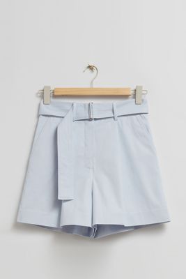 Belted Cotton Chino Shorts from & Other Stories