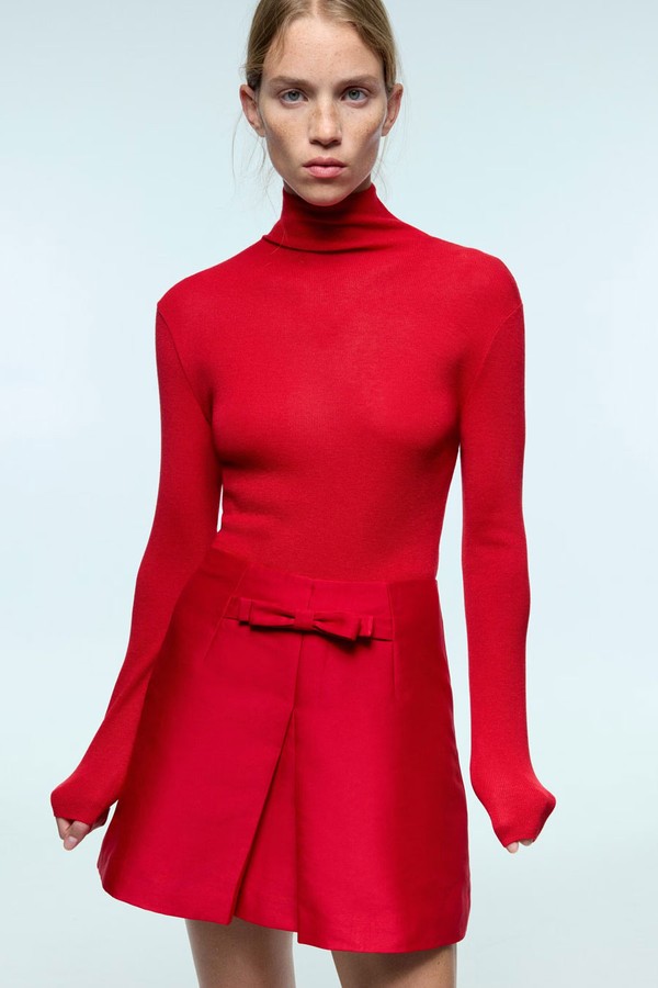 Bow-Front Mini Skirt from H&M