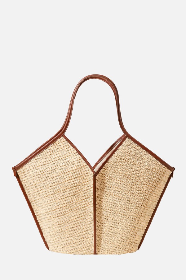 Leather-Trimmed Tote Bag from Hereu
