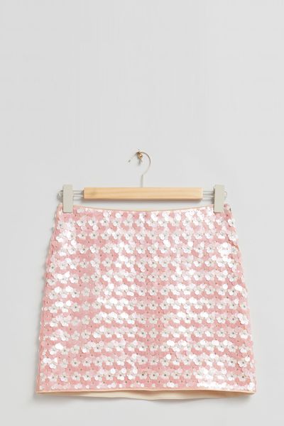 High Waist Sequin Skirt from & Other Stories