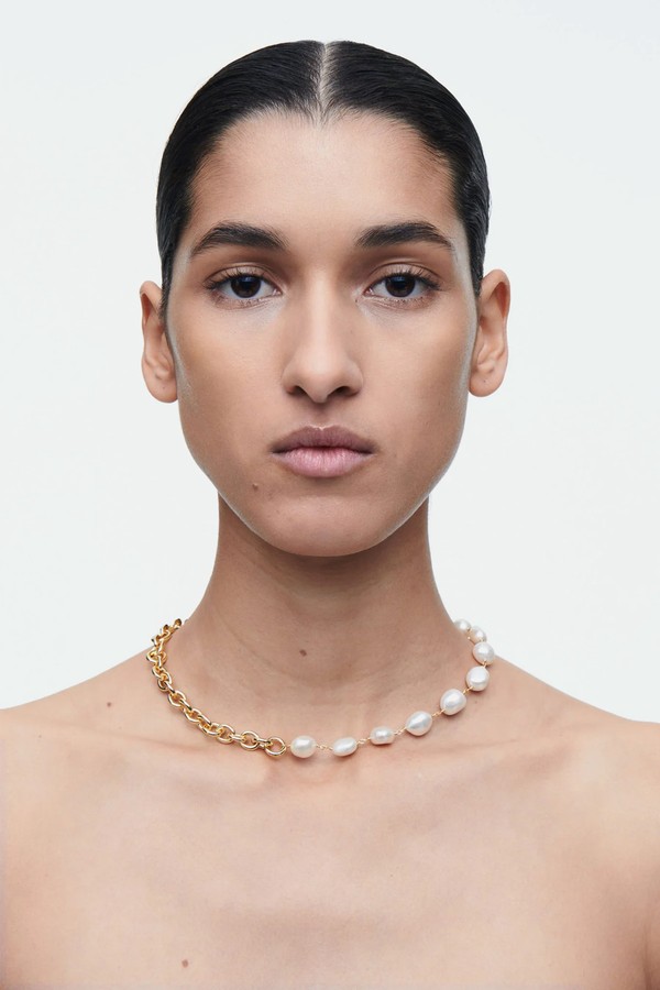 Freshwater Pearl Chain Necklace from COS