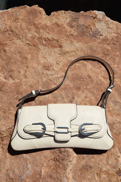 Shoulder Bag With Buckles Detail