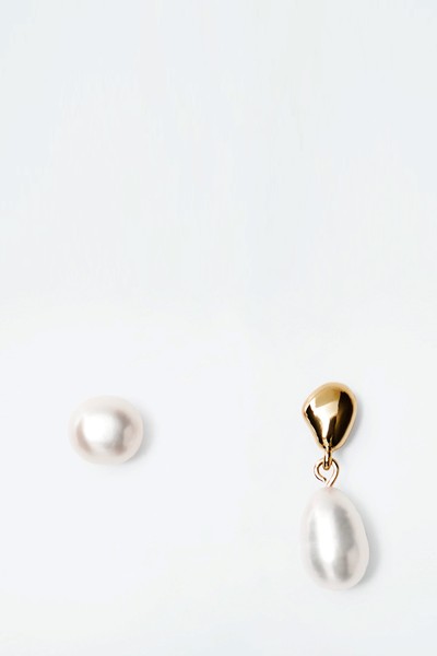 Mismatched Pearl Earrings