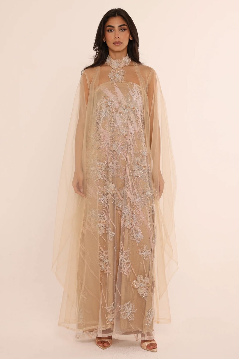 Mother Of Pearl Embroidered Two-Piece Set from ROURUE