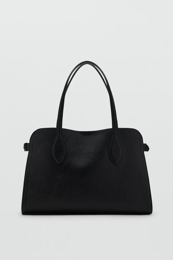 Medium Bag With Pebbled Leather Effect from Mango