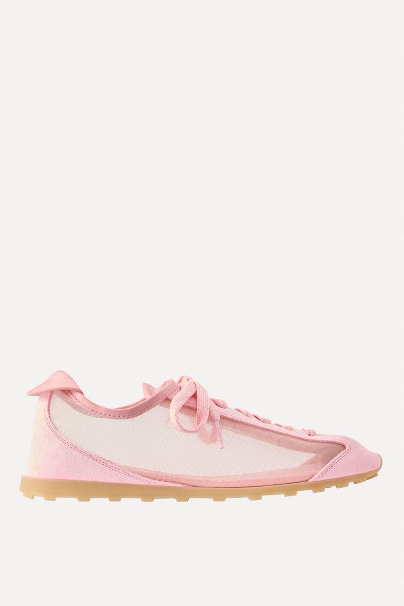 Les Tennis Suede & Leather Trimmed Mesh Sneakers from Jacquemus