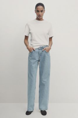 Mid-Rise Straight-Leg Regular Length Jeans