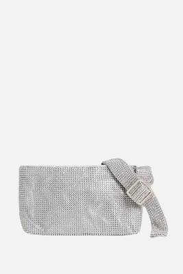 Shoulder Bag With Crystal Details  from Bershka 