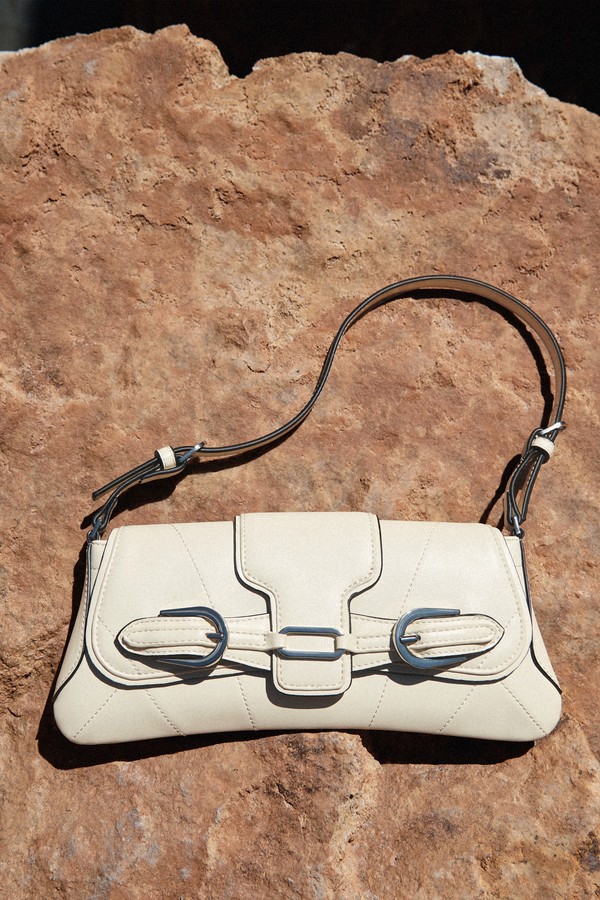 Shoulder Bag With Buckles Detail