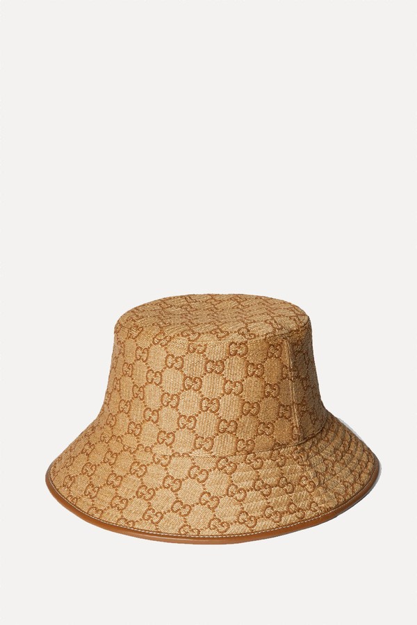 GG Straw Bucket Hat from Gucci