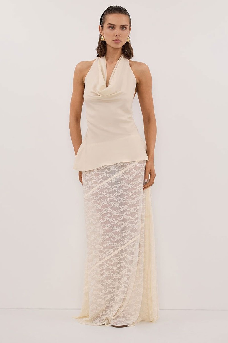 Belle Lace Maxi Skirt from Dissh