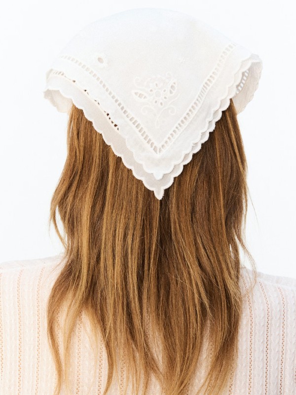 Broderie Anglaise Scarf