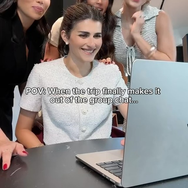 POV: When the trip finally makes it out of the group chat…