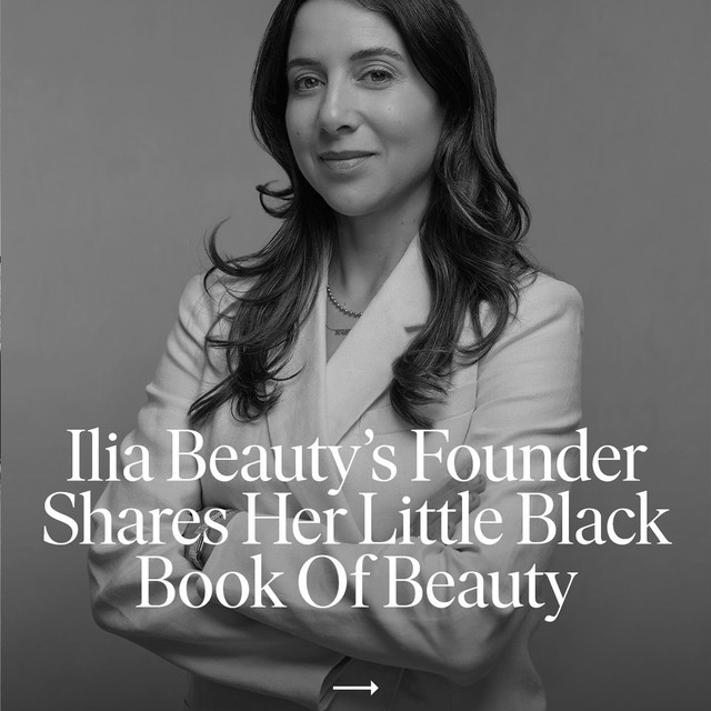 As the founder of @iliabeauty , Sasha Plavsic knows a thing or 2 about clean beauty that works. From