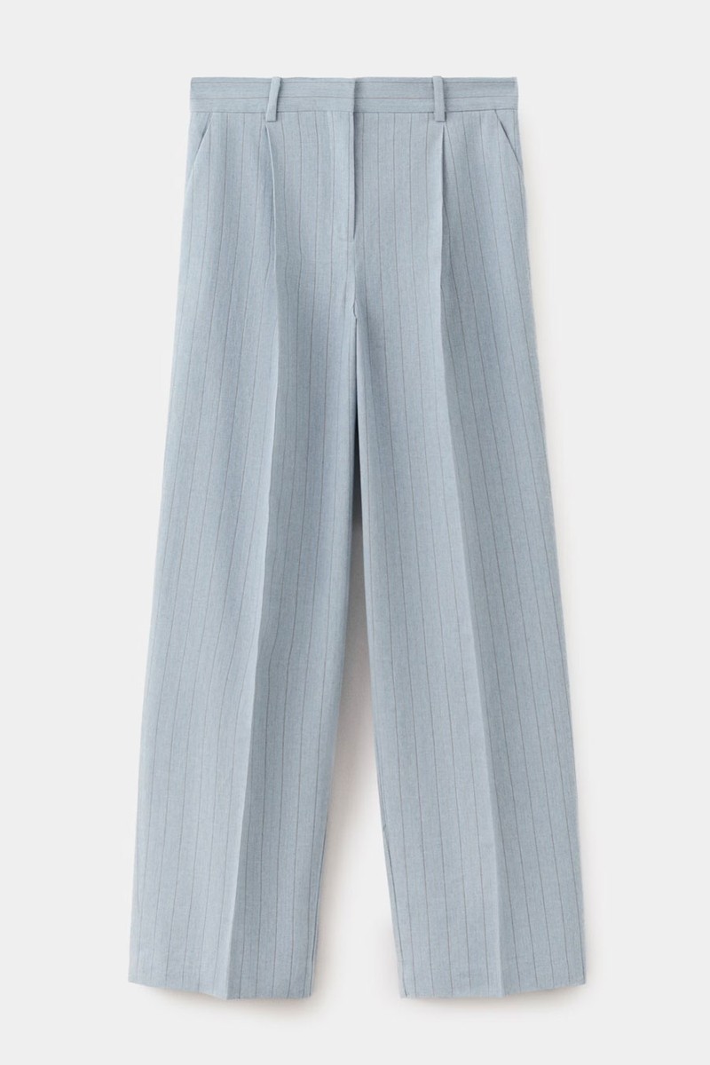 Pinstripe Suit Trousers from Mango