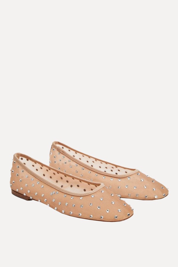 Rhinestone Ballerinas from Mango