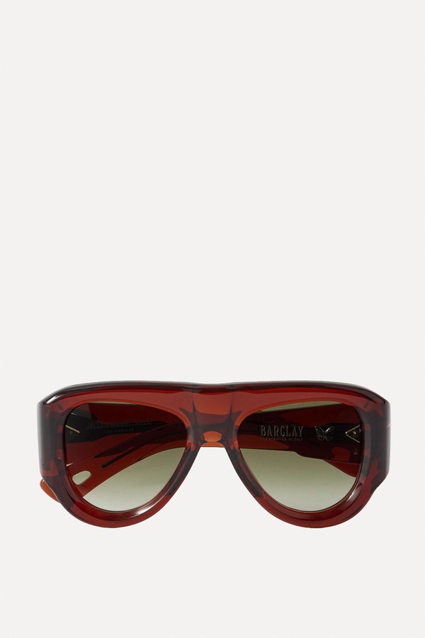 Barclay Aviator-Style Acetate Sunglasses from JACQUES MARIE MAGE