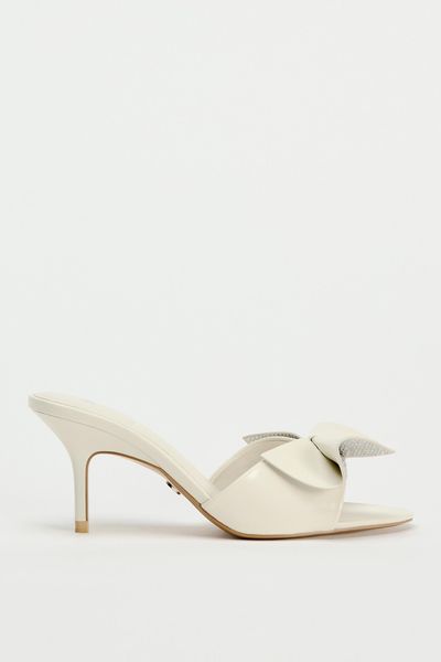 Heeled Mules With Bow from Zara