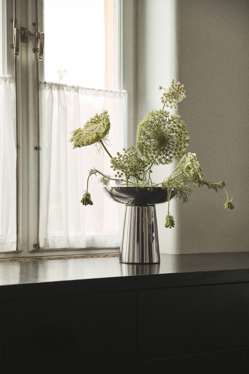 Large Metal Vase