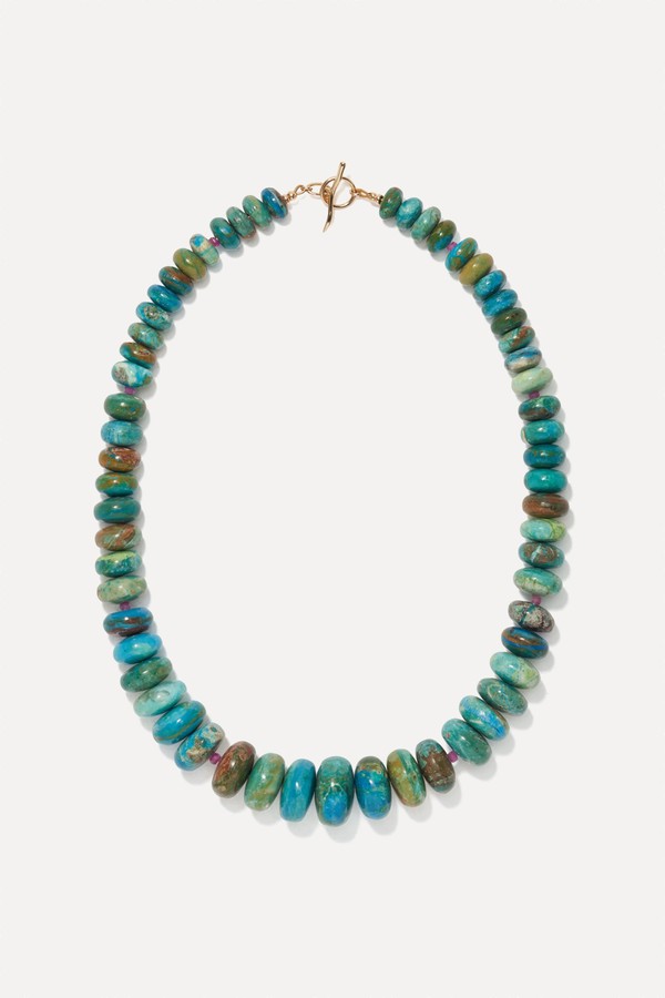 Peruvian 14k Gold Necklace from Lizzie Fortunato