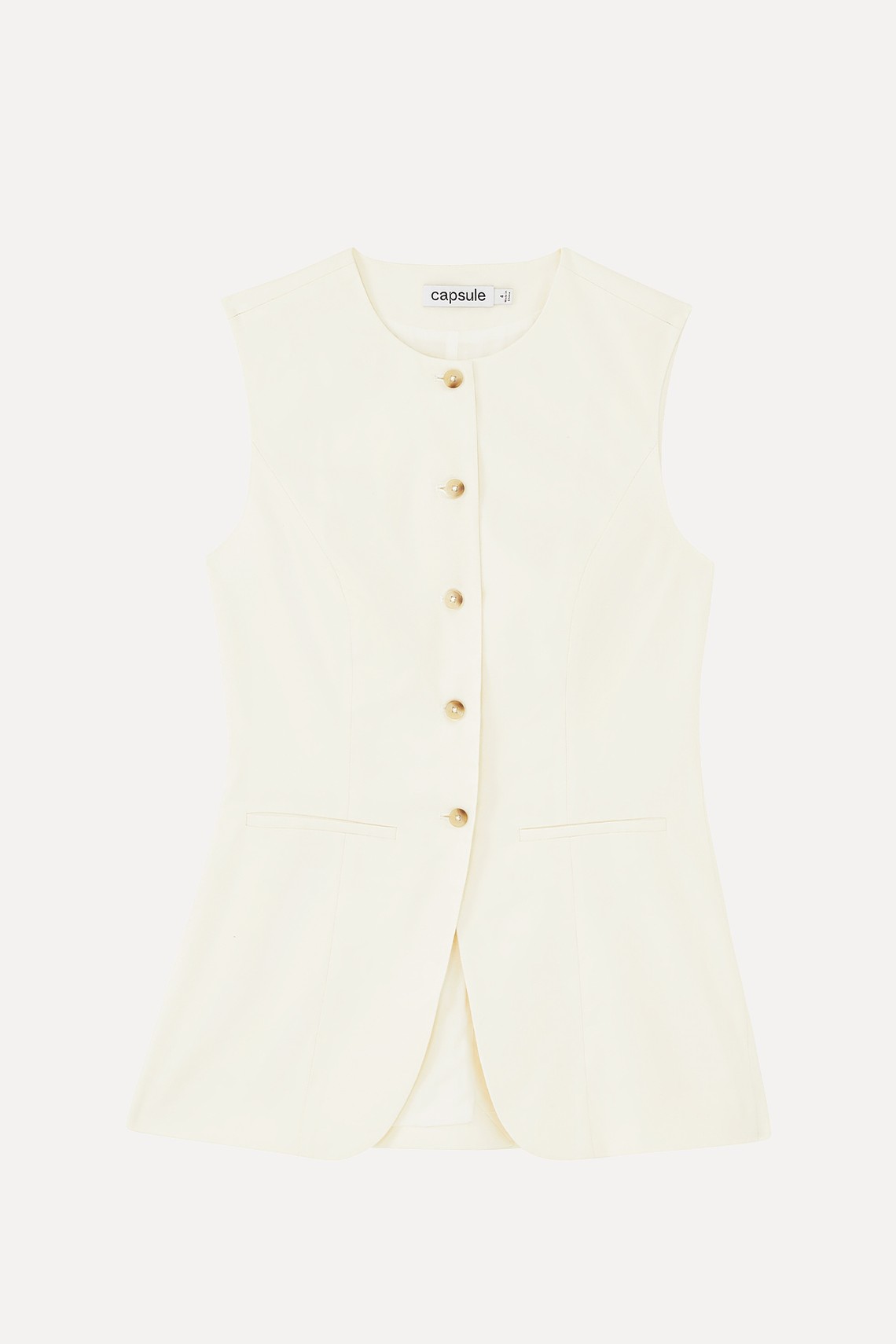 Linen Sleeveless Waistcoat from Capsule